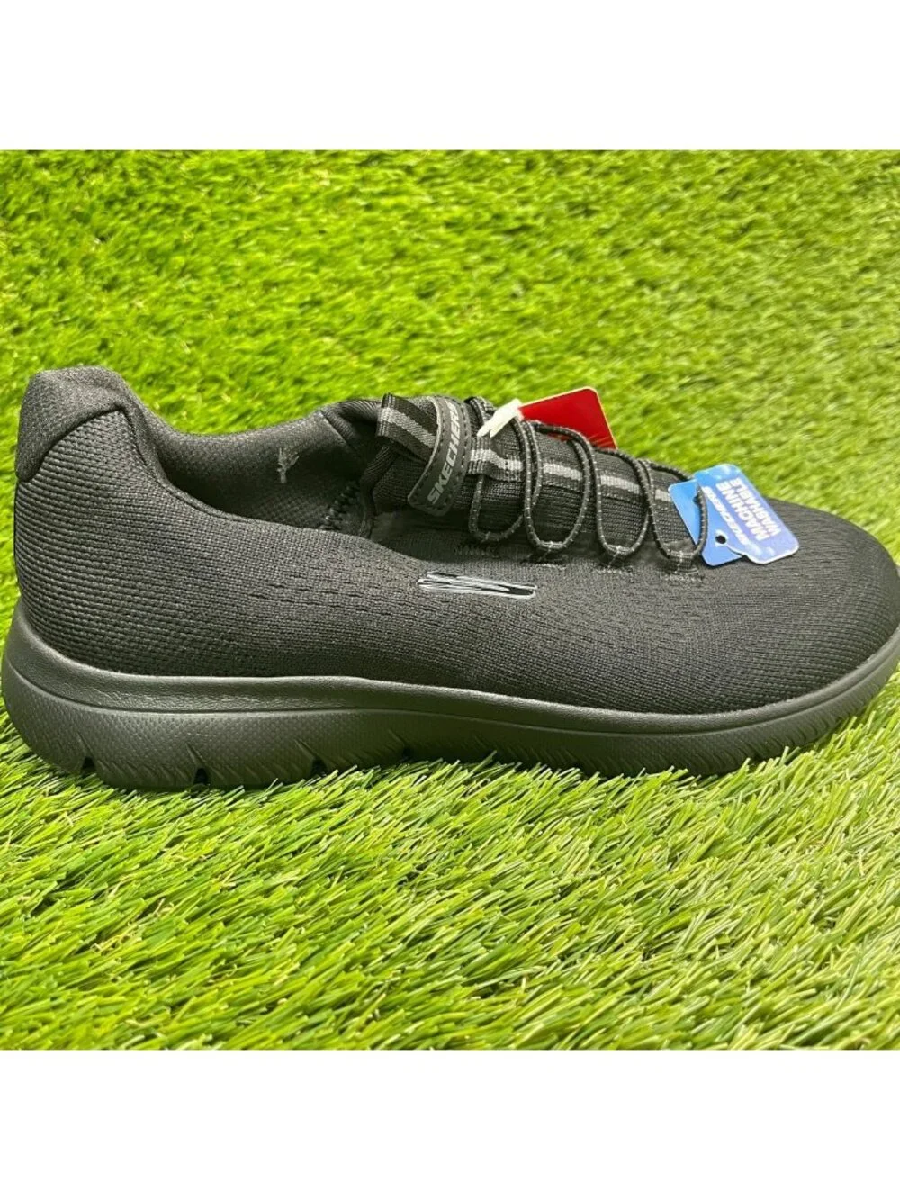Skechers Summits-Radiant Flow Womens Size 6.5D Black Running Shoes Sneakers